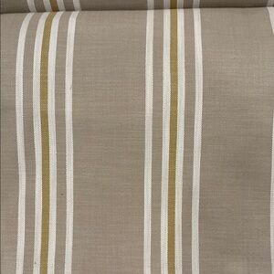 Striped Tan and White Fabric